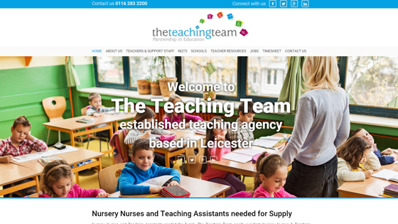 The Teaching Team for teaching jobs in Leicester